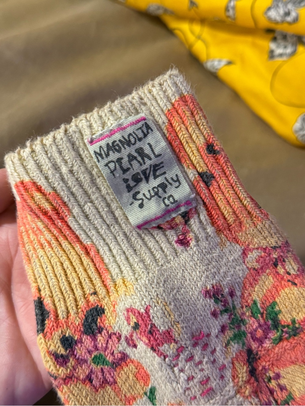 Magnolia Pearl Mister Sunshine Big Dipper OTK Socks. Sold out on website - Picture 6 of 6